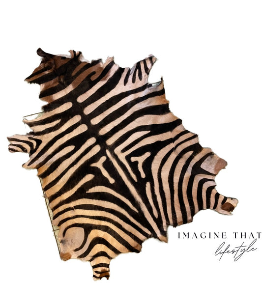 Goat Hide - Zebra Print - GHZEB1