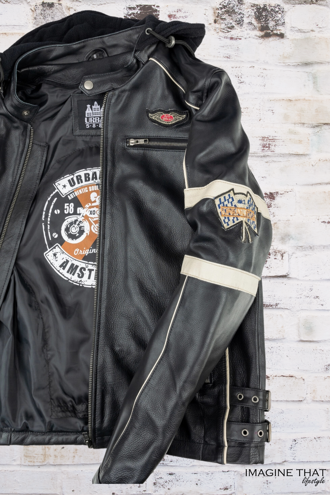 'Austin' - Gents Motorcycle Leather Jacket