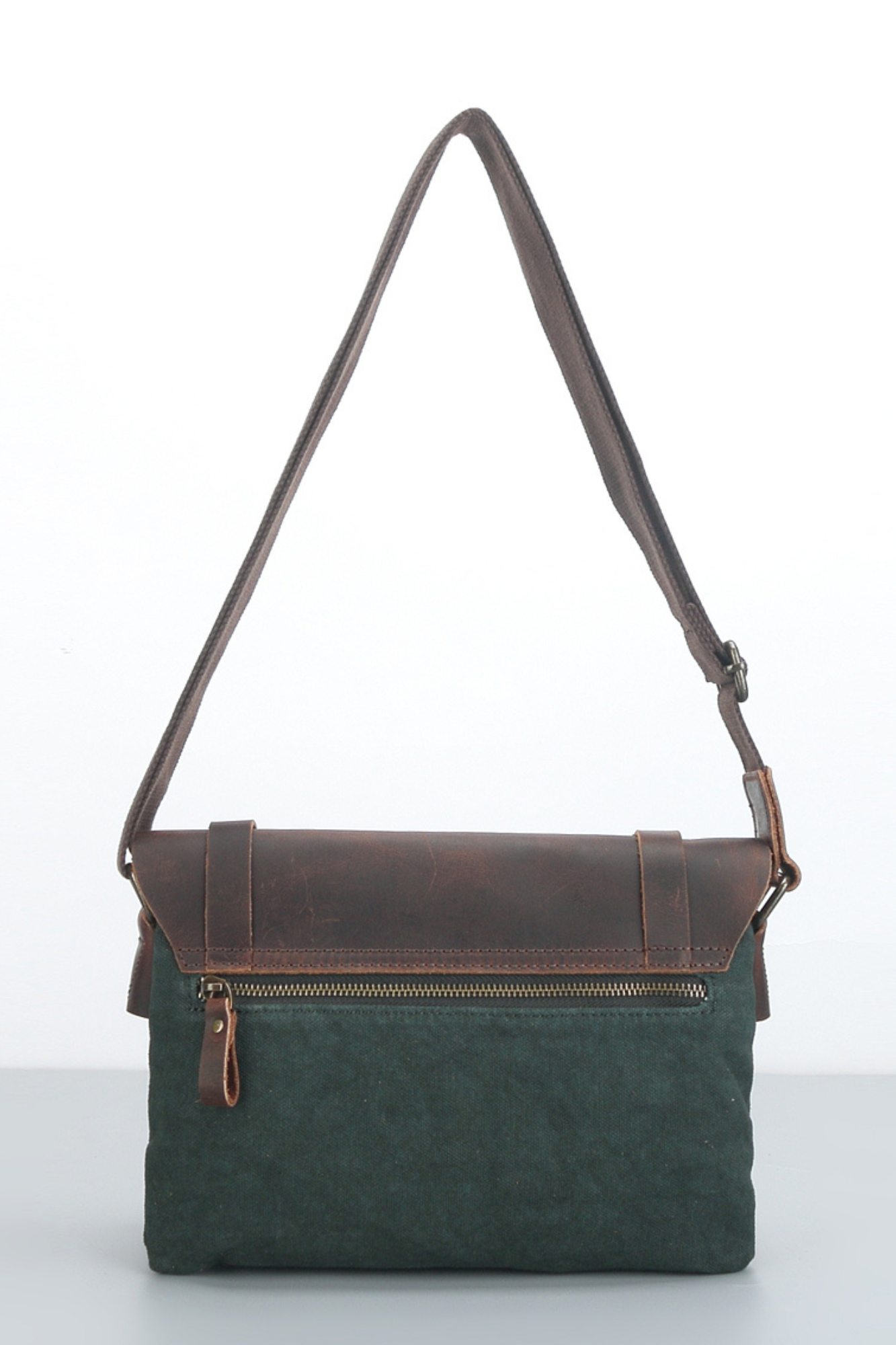 'Cambridge' Leather & Canvas Unisex Bag