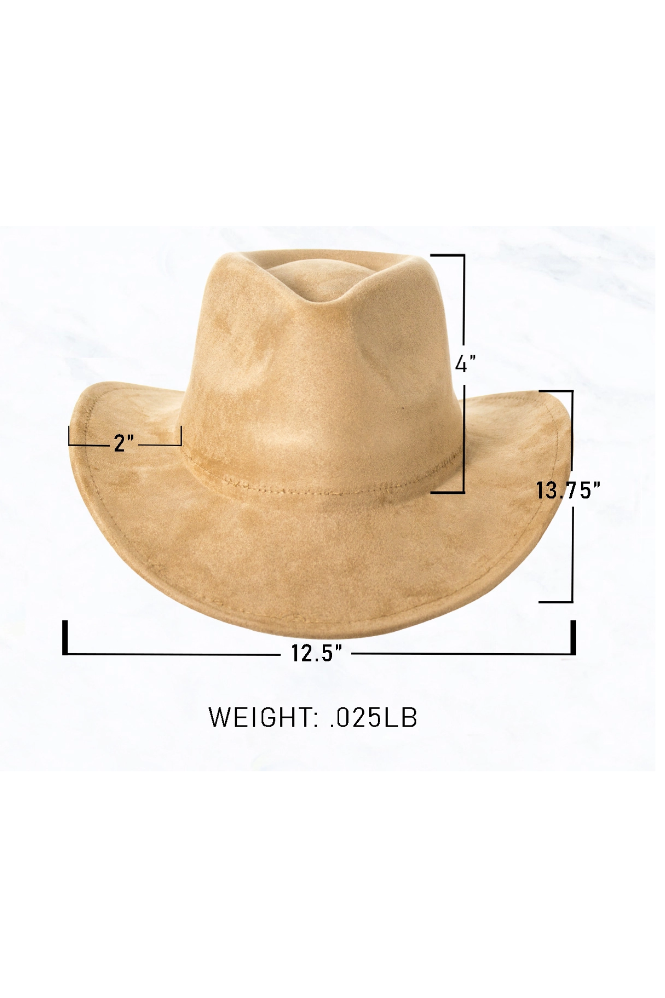 'Cowboy Fedora' Hat With Leather Belt