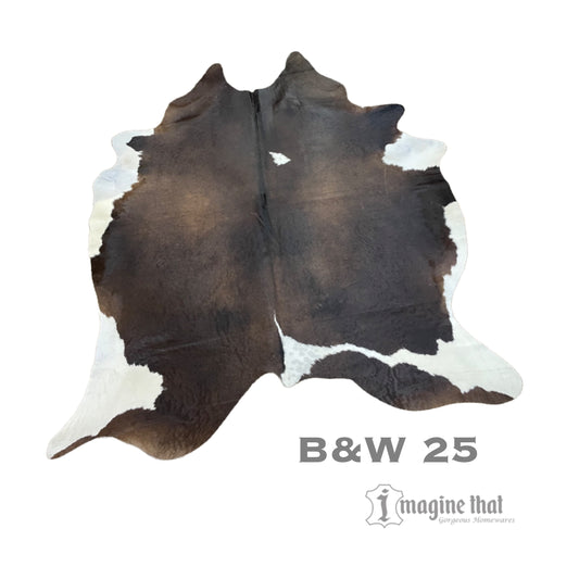 Cowhide Rug - B & W 25