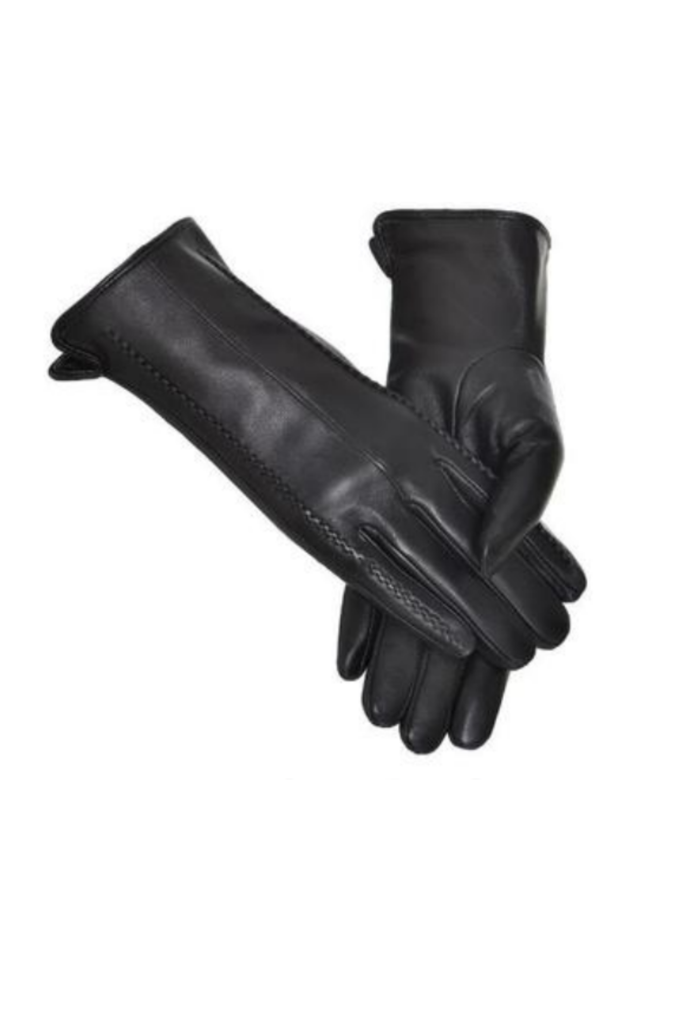 New Yorker' Leather Gloves - Black