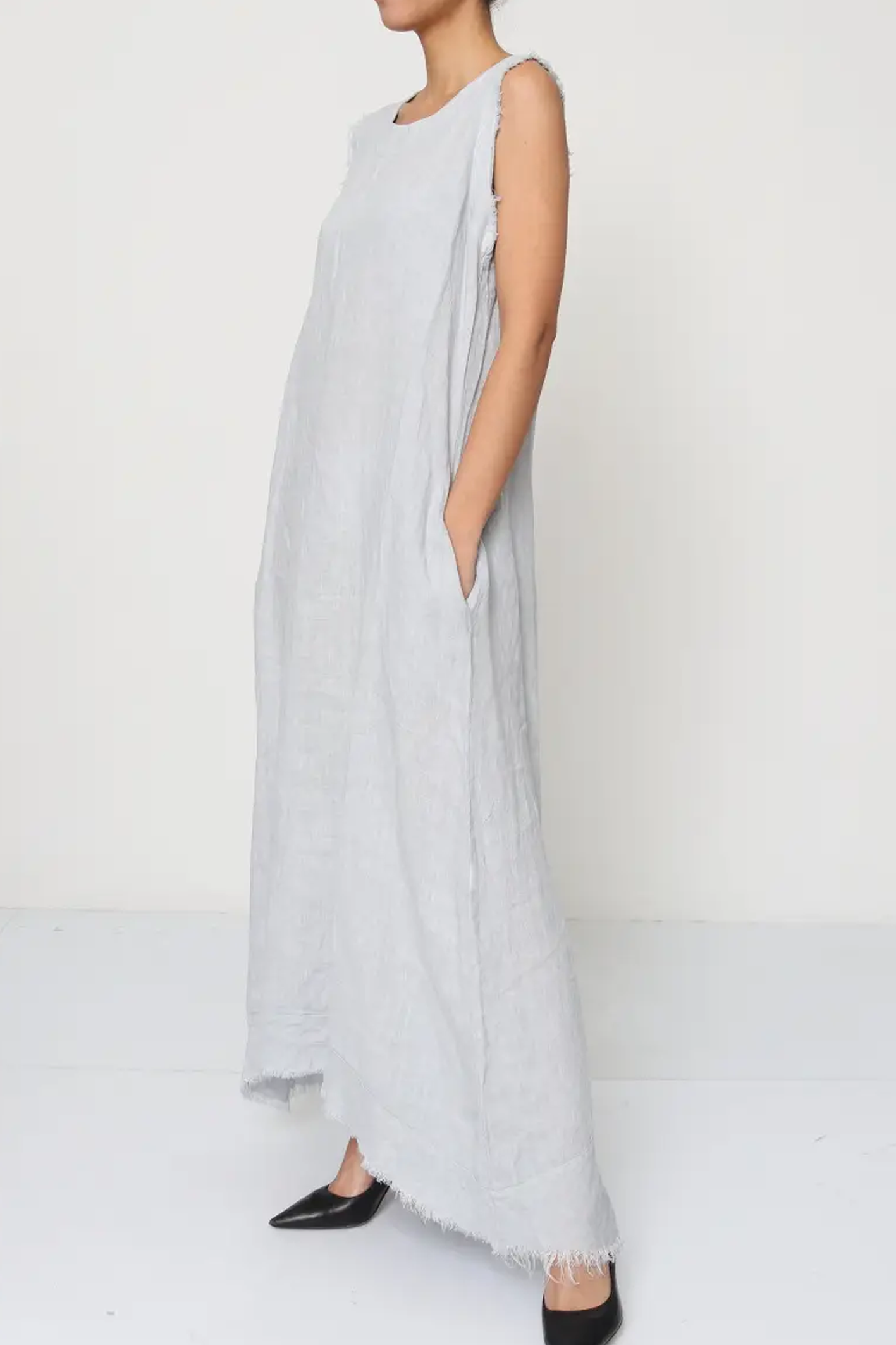 'Arabia' Long Linen Dress