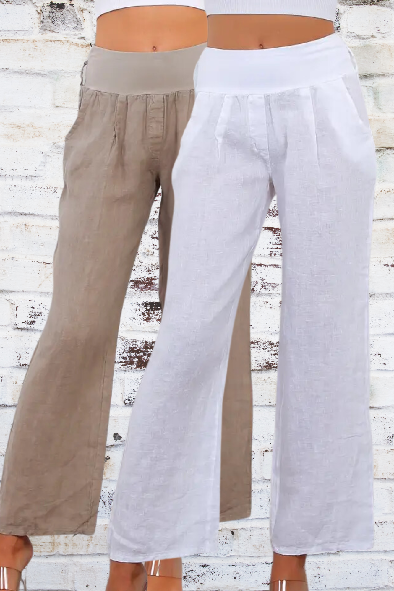 'Mia' Linen Pants