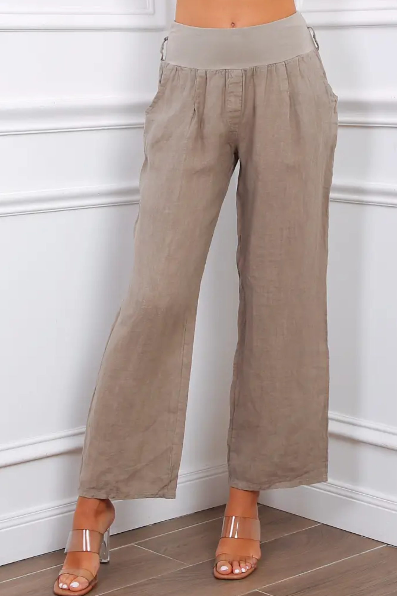 'Mia' Linen Pants