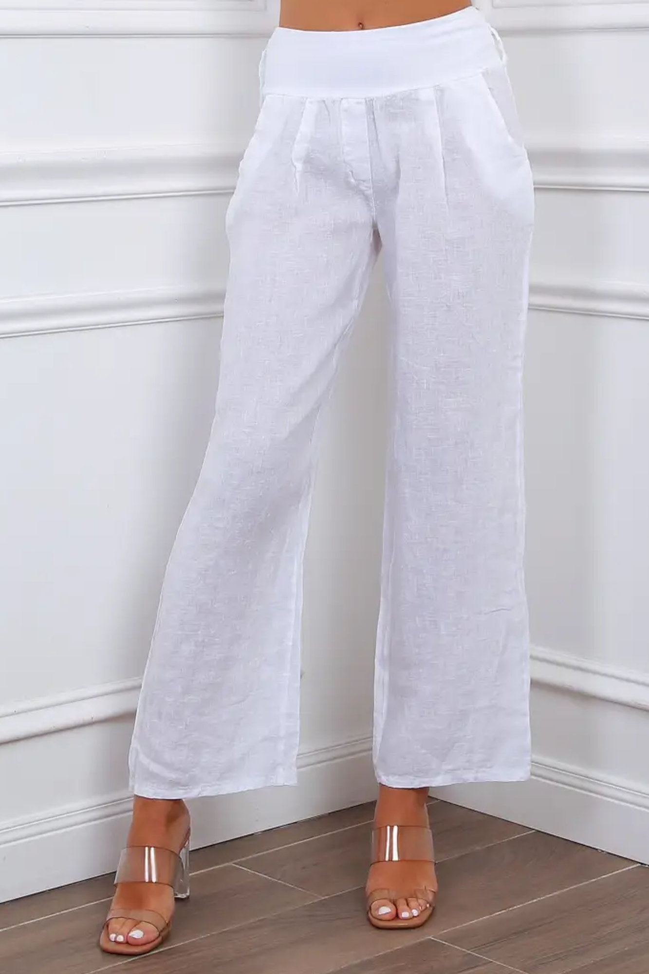 'Mia' Linen Pants