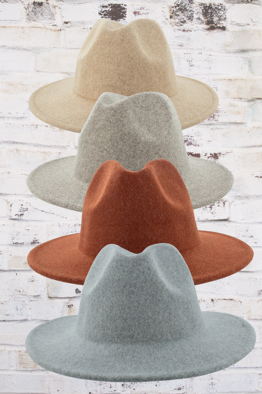 'Jazz' Pure Wool Fedora Hat