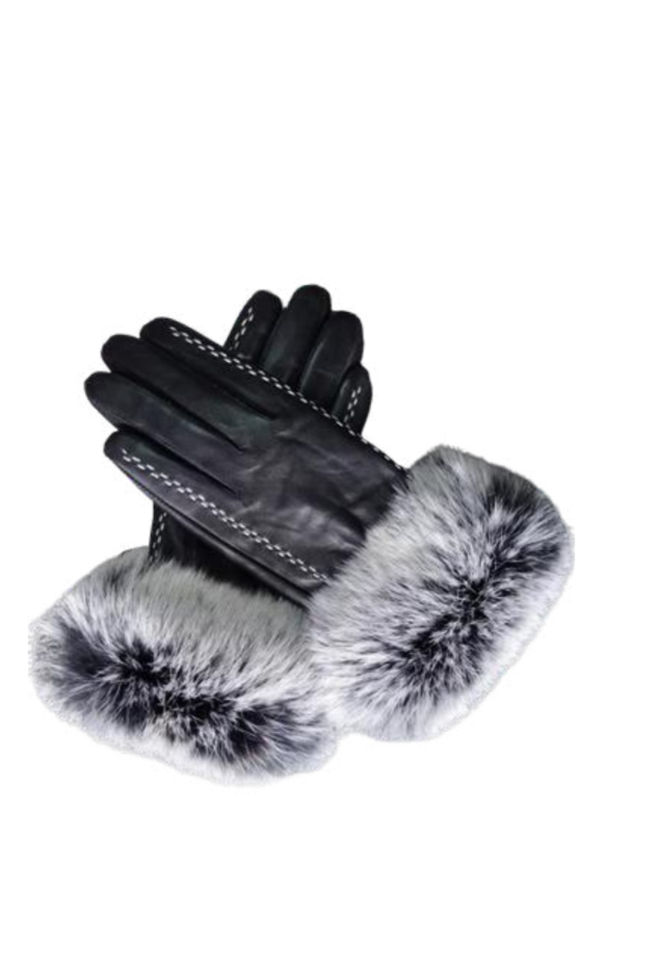 'New Yorker' Gloves - Snow Black