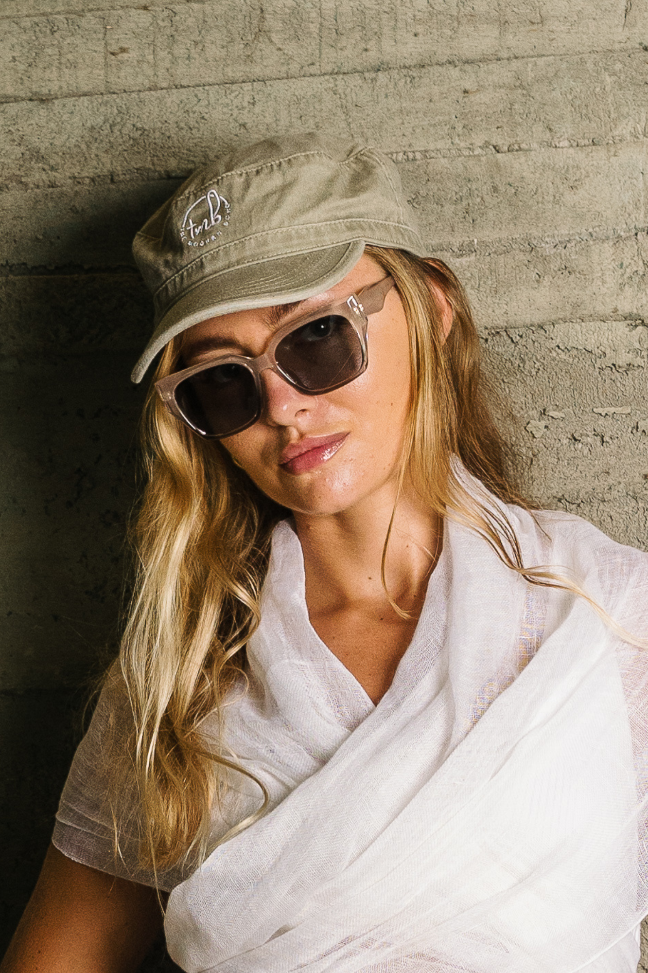 'TMB' Military Cap - Khaki