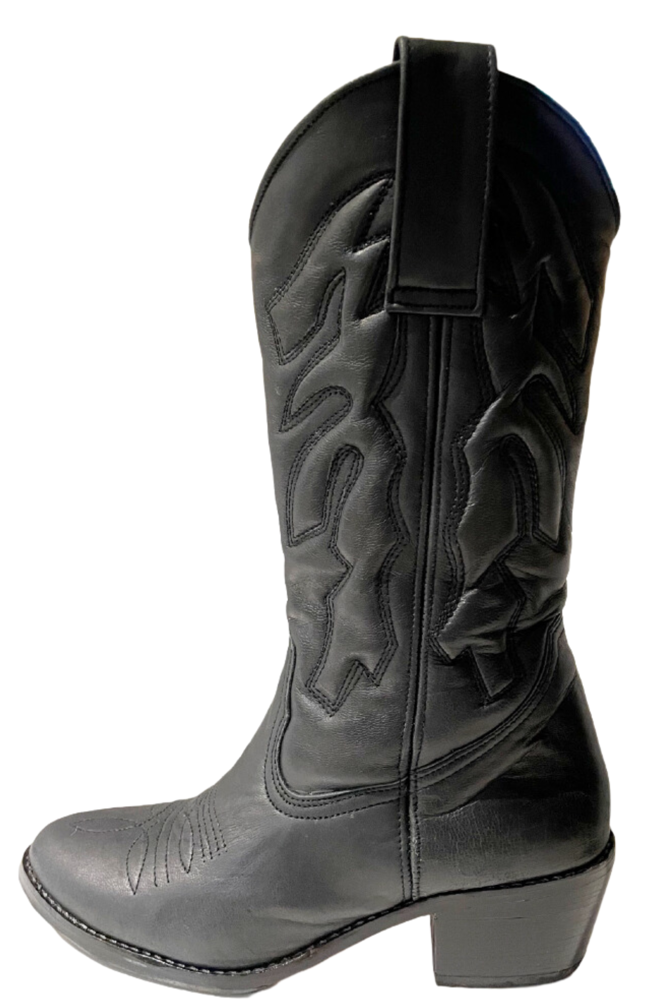 'Dallas' Cowgirl Leather Boots