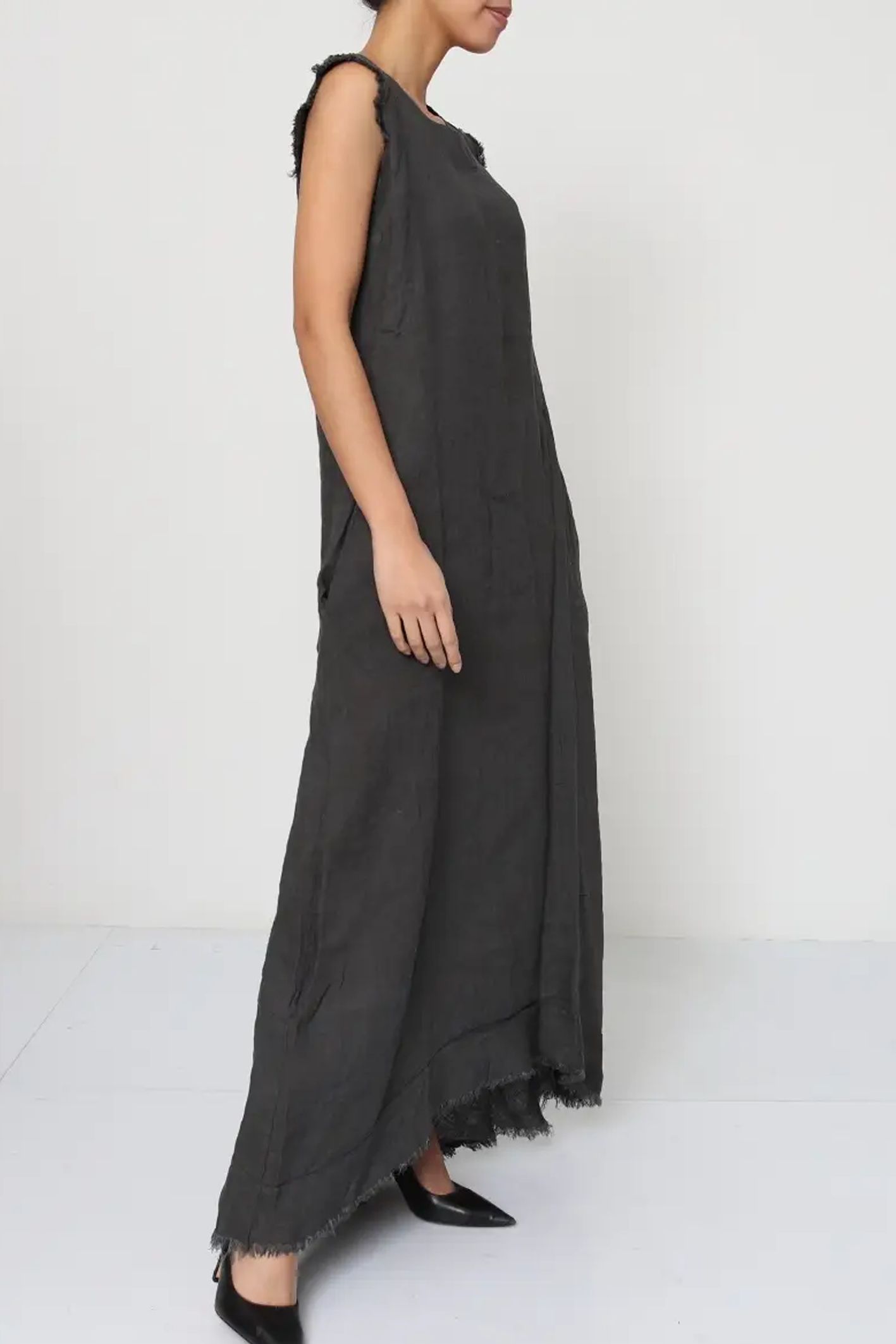 'Arabia' Long Linen Dress