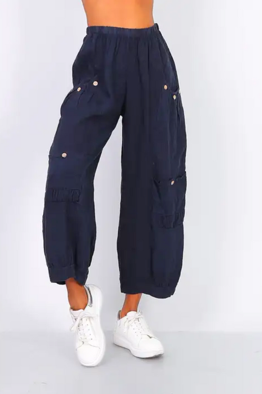 'Suri' Ladies Linen Pants