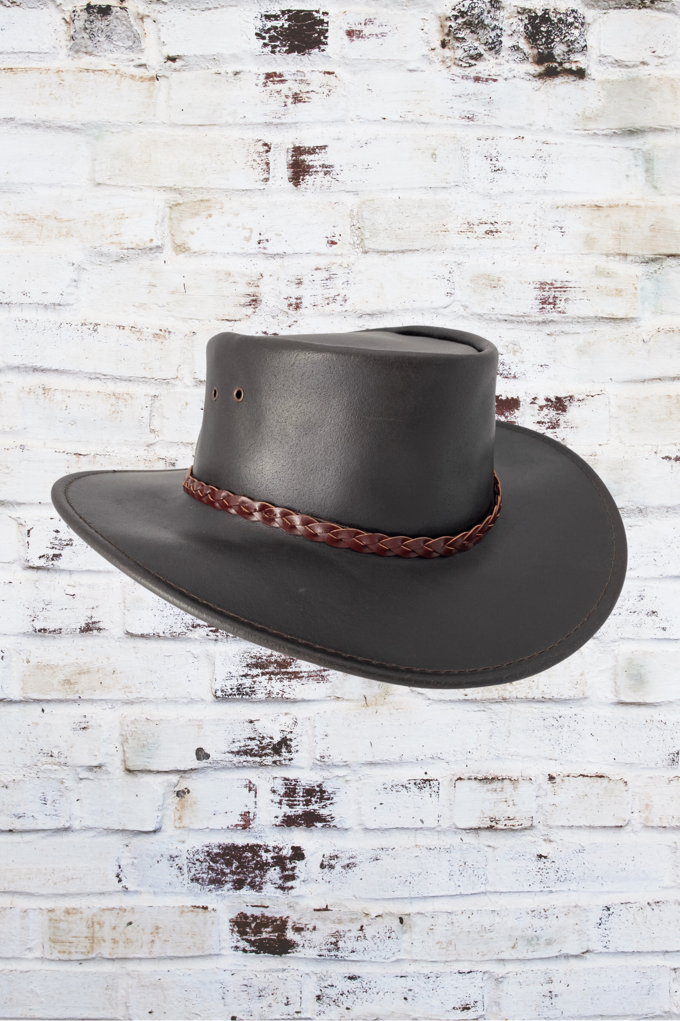 'Swagman' Unisex Leather Hat