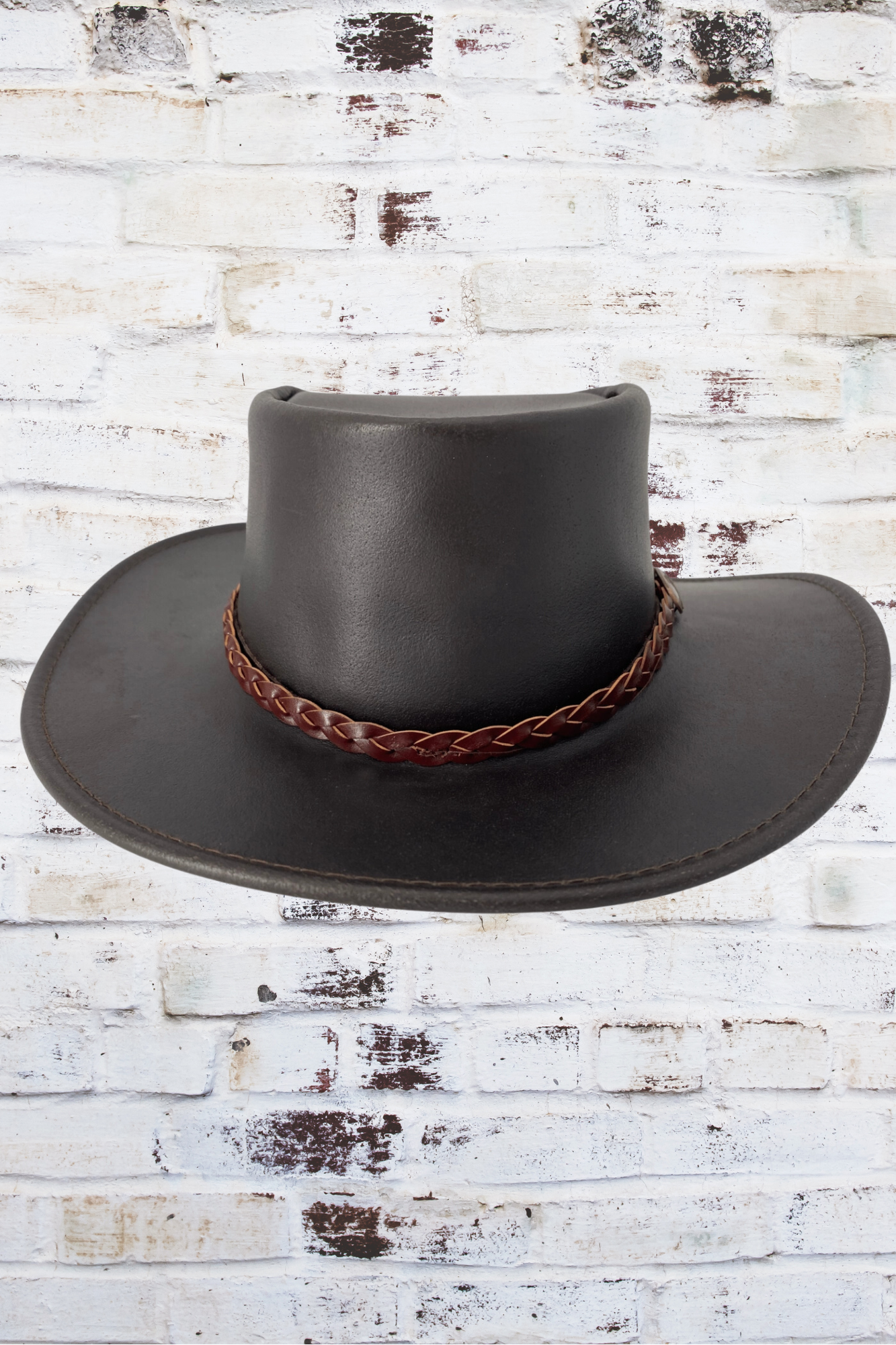 'Swagman' Unisex Leather Hat