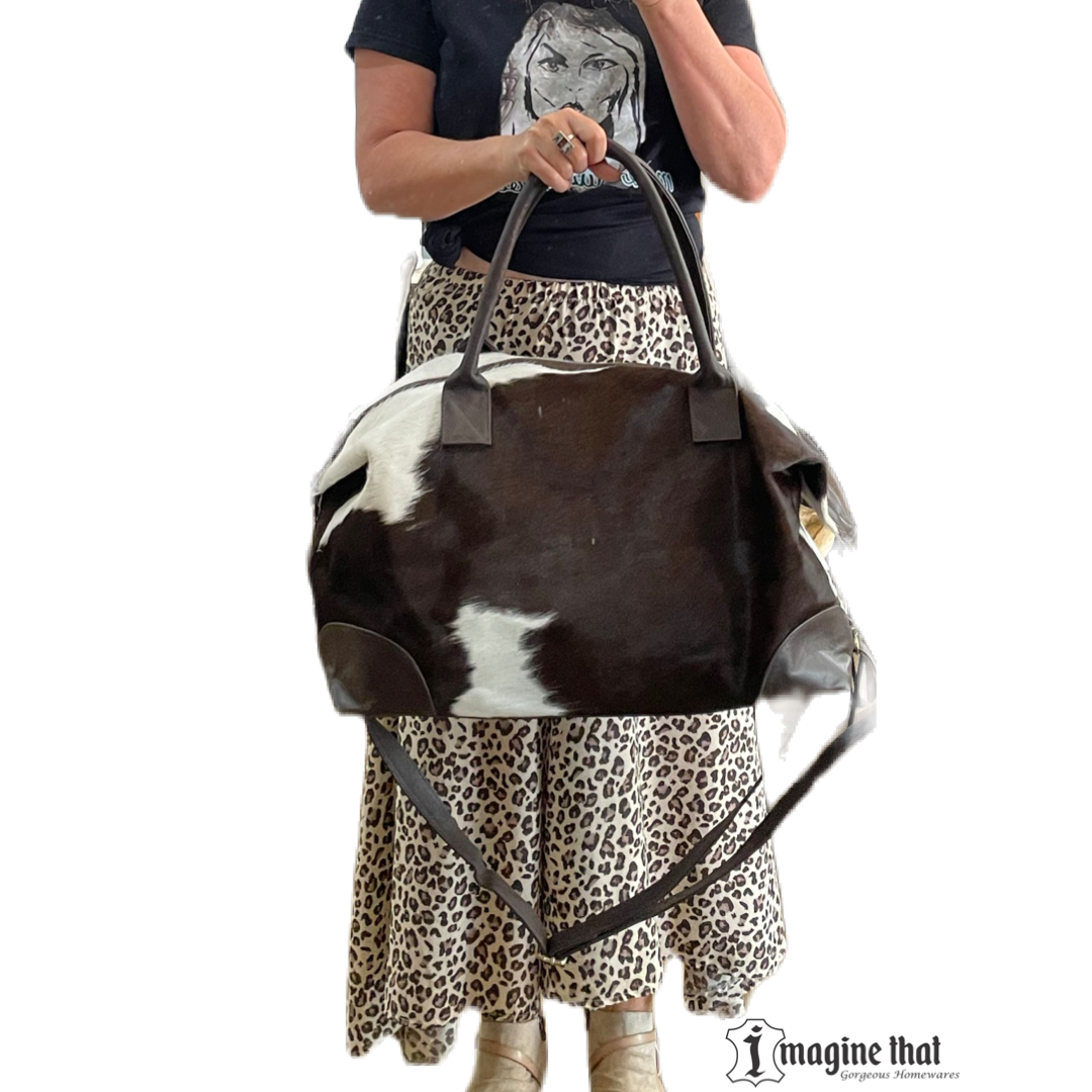 'Harlo' Cowhide Travel Bag