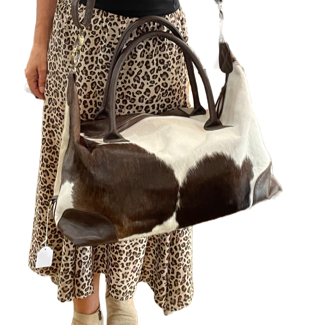 'Harlo' Cowhide Travel Bag