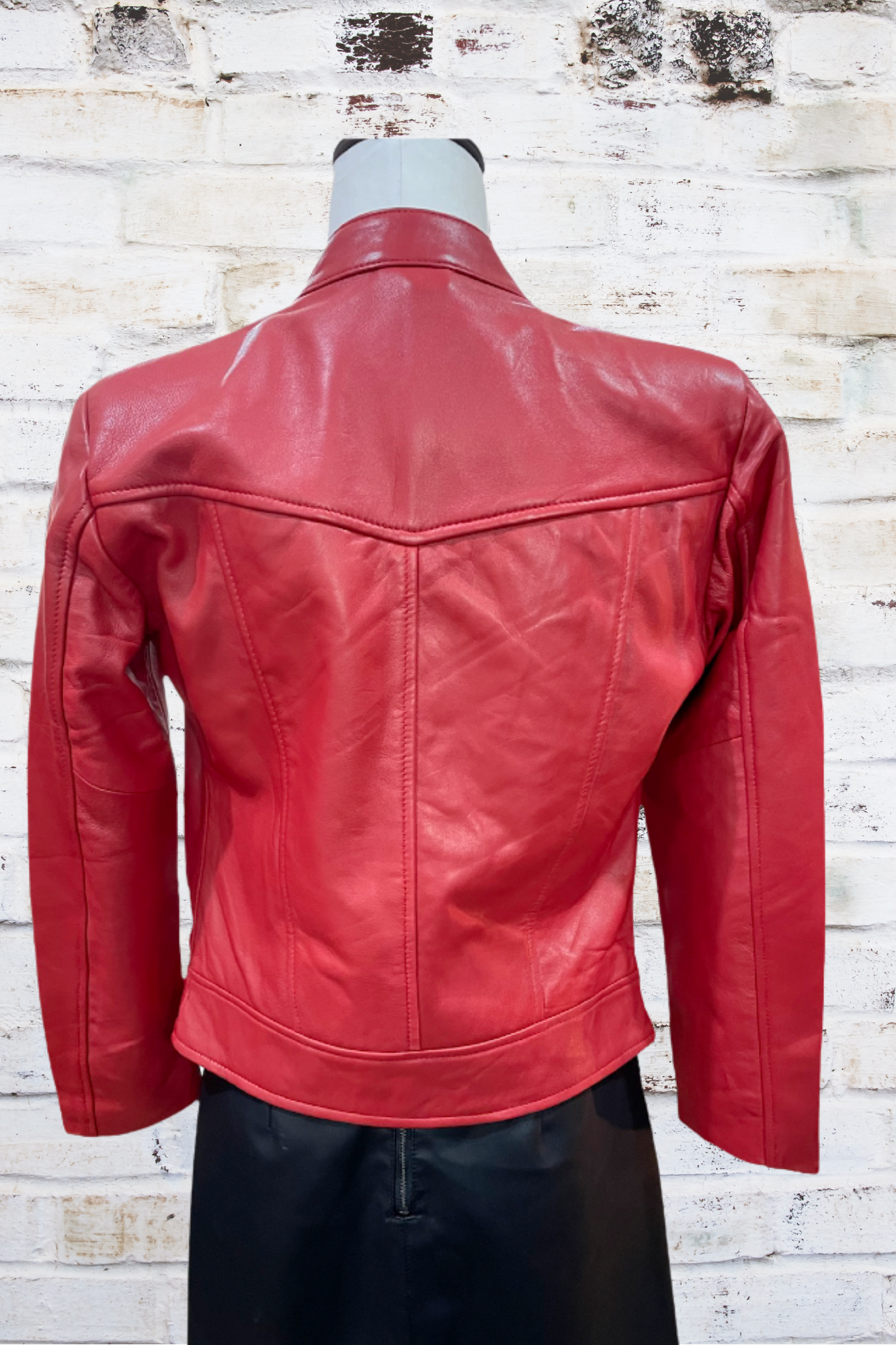 'Roxy' Ladies Crop Style Leather Jacket