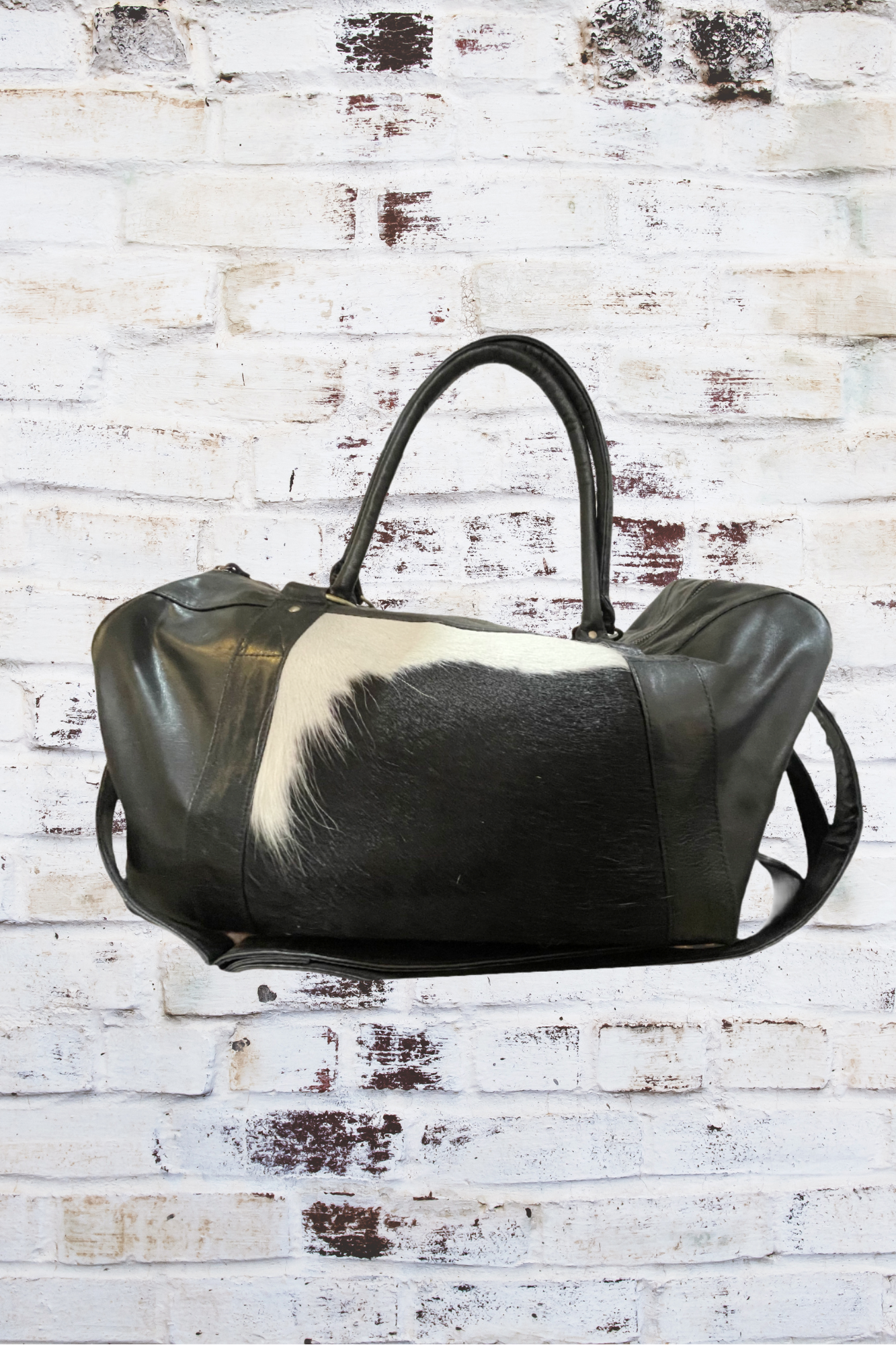 'Maverick' Cowhide & Leather Travel Bag